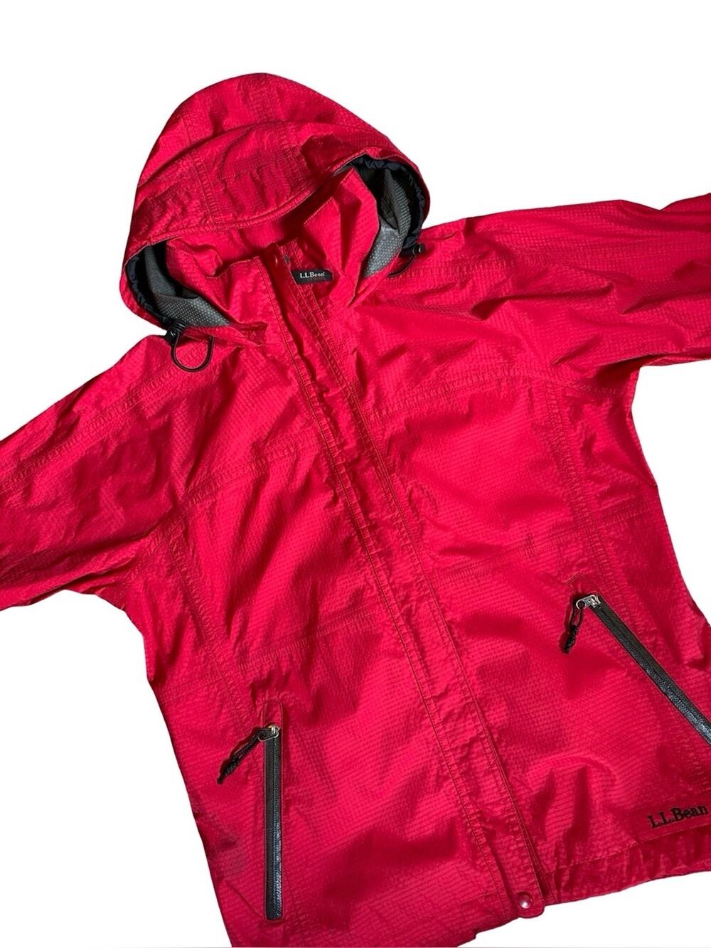 LL Bean Outdoors Women’s Gore-Tex Paclite Windbreaker Red Jacket Sz S